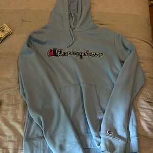 Champions hoodie baby blue